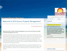 Tablet Screenshot of 85andsunnypropertymanagement.com